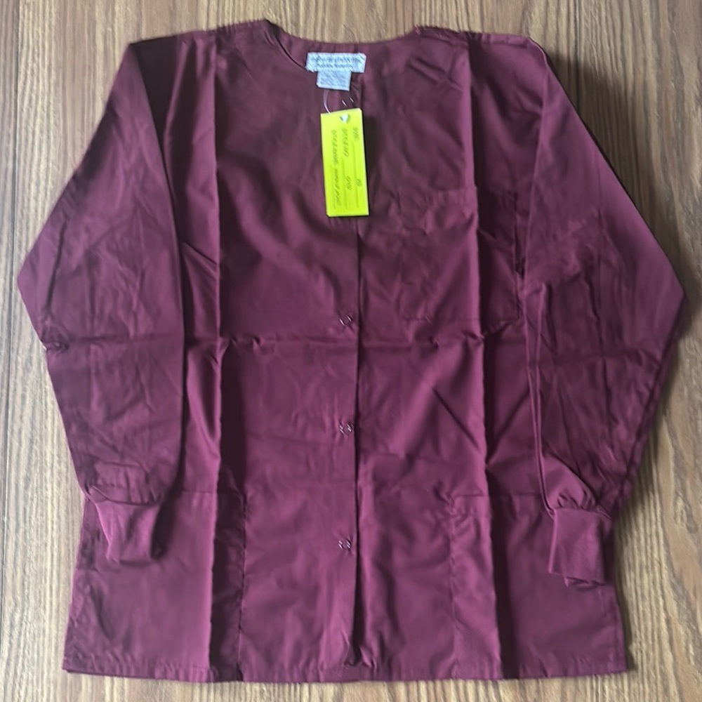 NWT Burgundy Button-Up Shirt